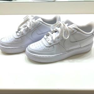White Nike Airforce Ones